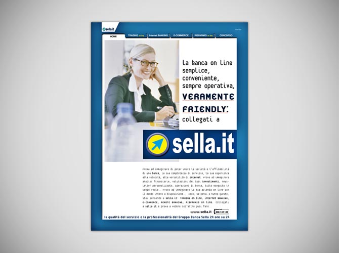 BANCA SELLA - Advertising