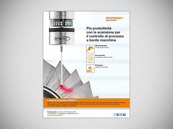 RENISHAW - Advertising