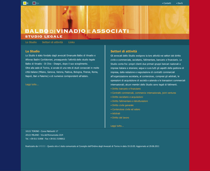 BALBO DI VINADIO e ASSOCIATI - Web