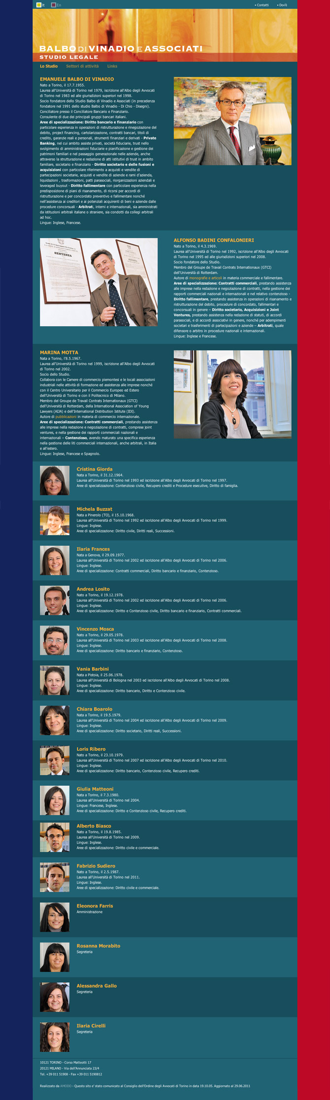 BALBO DI VINADIO e ASSOCIATI - Web